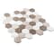 Andova Tiles SAMPLE Channing 2 x 2 Marble Honeycomb Mosaic Floor Use Tile SAM-ANDCHA122 - alternate 2